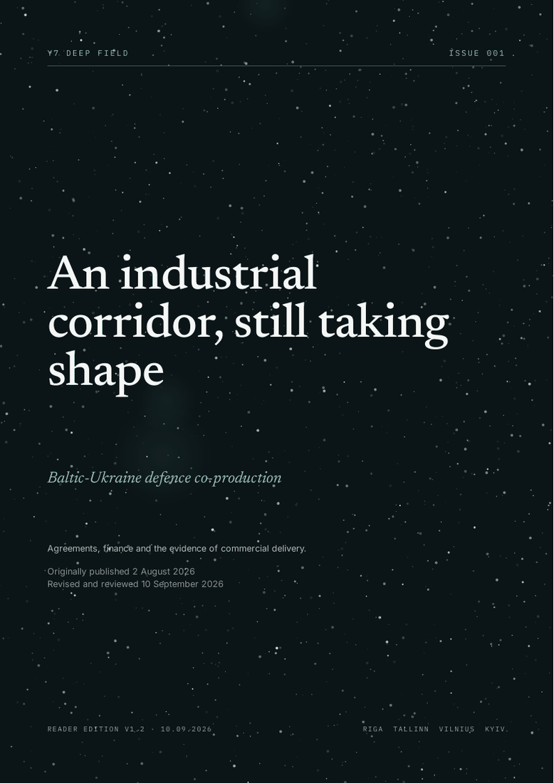 Cover of Y7 Deep Field issue 001