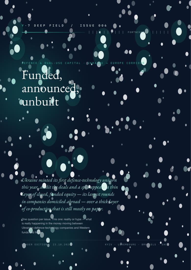 Cover of Y7 Deep Field issue 006